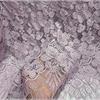 Lace Fabric 150x150cm for Dresses Clothes Sewing White Blue Hollowed-out Plain Cloth Heavy Press Yarn Three-dimensional Mesh