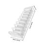 Dish Drying Plate Stand Storage Rack for Kitchen Counter with Drainage Design Small