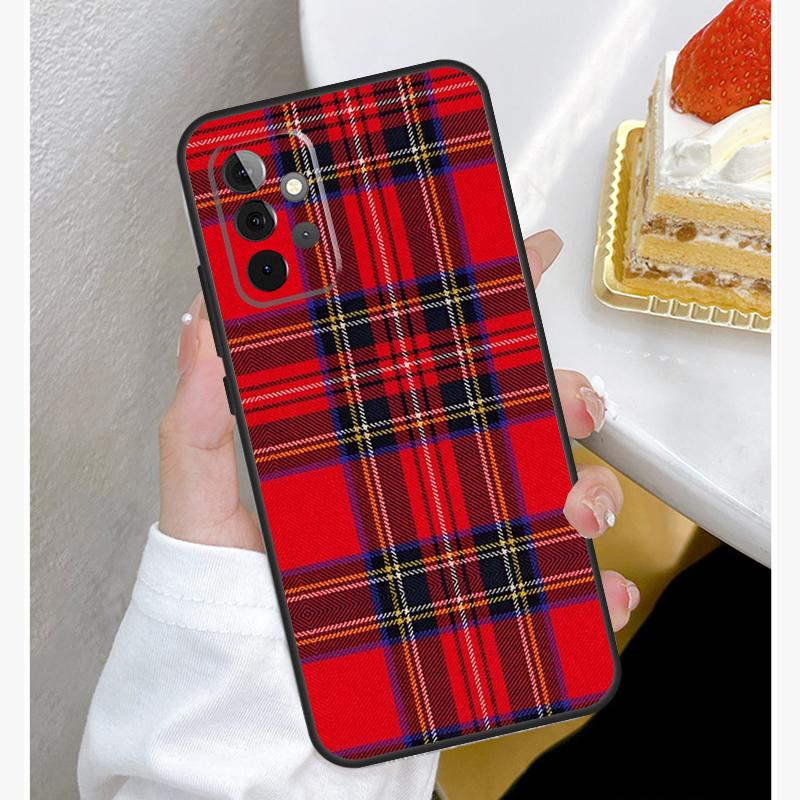 Clan Stewart Tartan Karo Muster Hülle Für Samsung Galaxy A52 A32 A12 A14 A34 A54 A51 A71 A53 A33 A13 A15 A25 A35 A55 Hülle