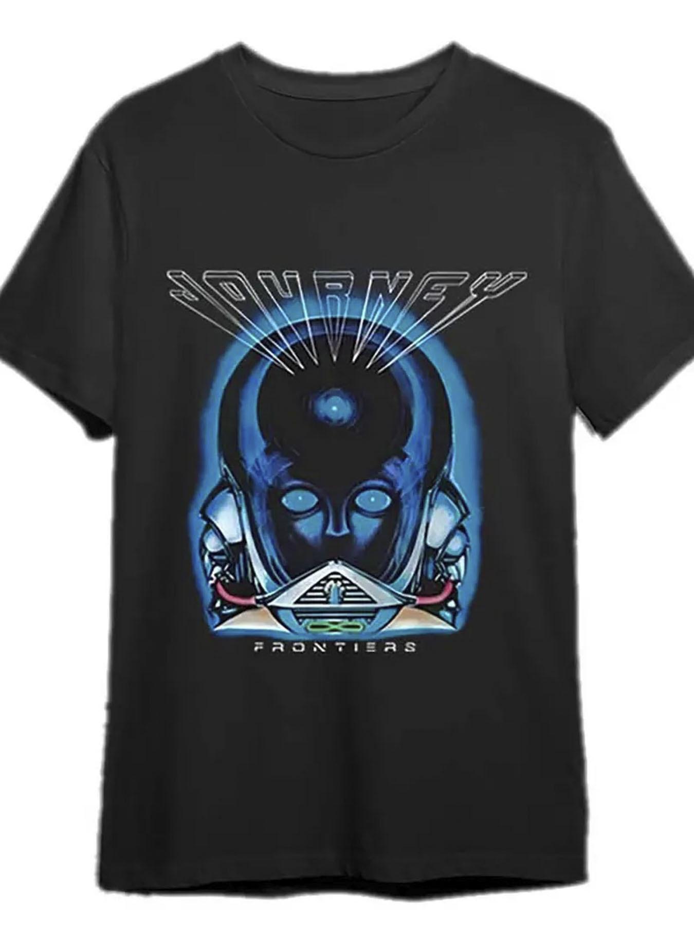 1pc Journey Frontiers Album Cover Art Rock Band Tour T-shirt XXL