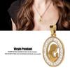 Virgin Mary Pendant Exquisite Carving   Steel Virgin Mary Jewelry for Men Women Daily Wear