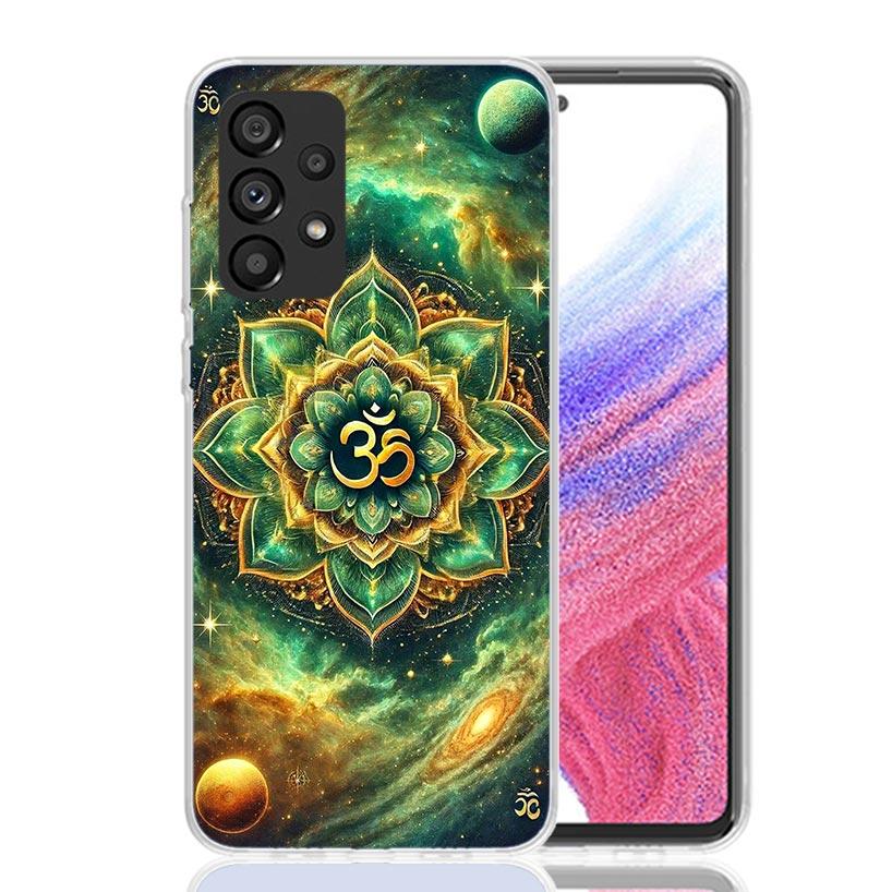 Mandala Chakra Insist Yoga Phone Case For Samsung Galaxy A52 A32 A22 A12 A02S A50S A30S A51 A31 AA71 Note 20 Ultra 10 S10 Plus G