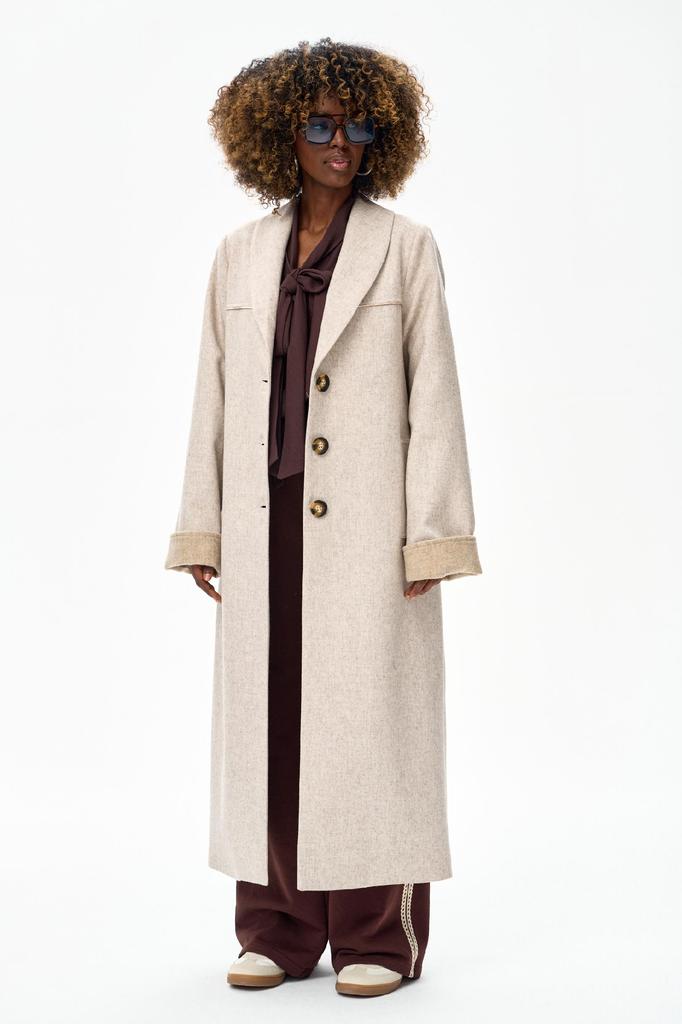 Wami Light Beige Women's Coat 36
