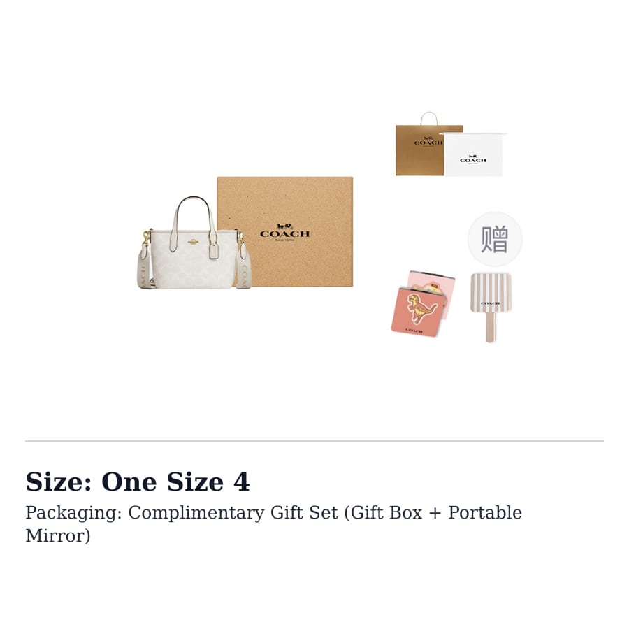 COACH City Artificial Leather Tote Bag