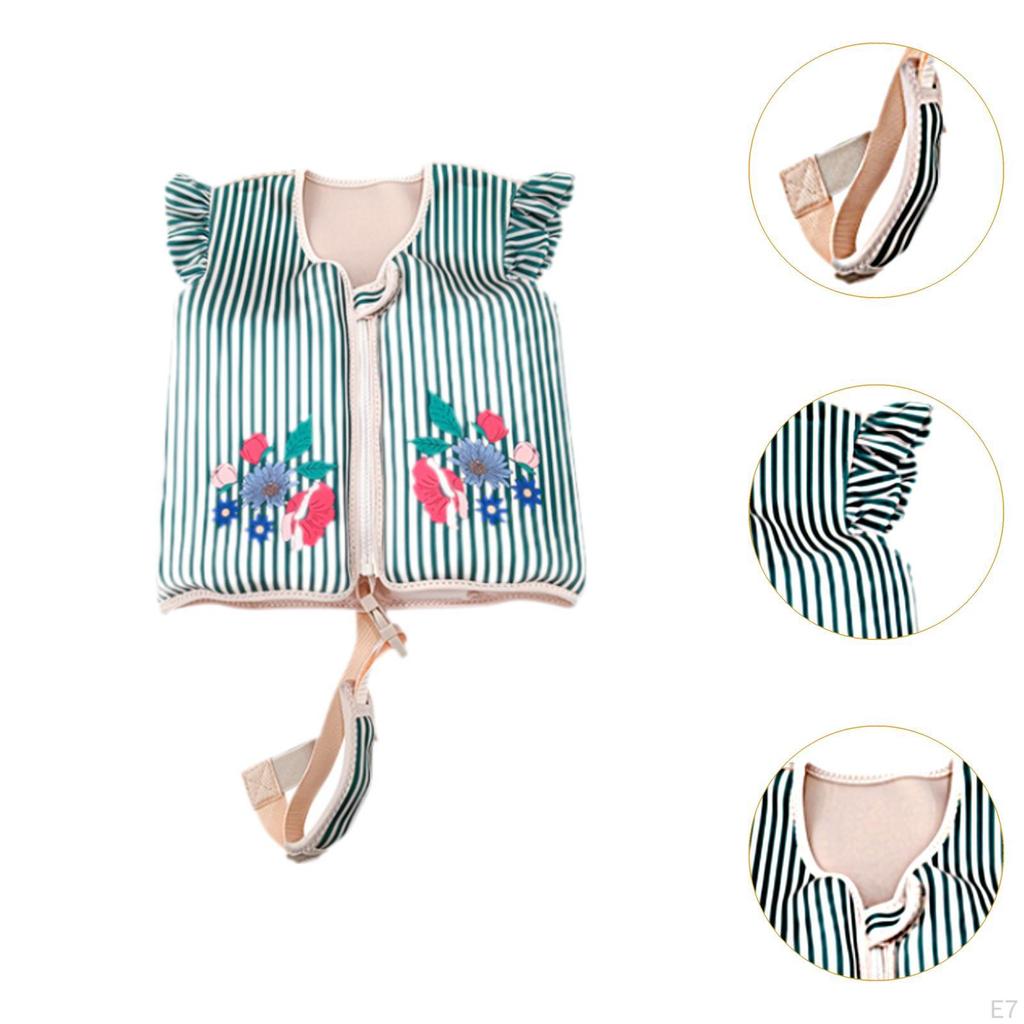 Kids Swim Vest Boys Girls Jacket for Beach Playing Pink