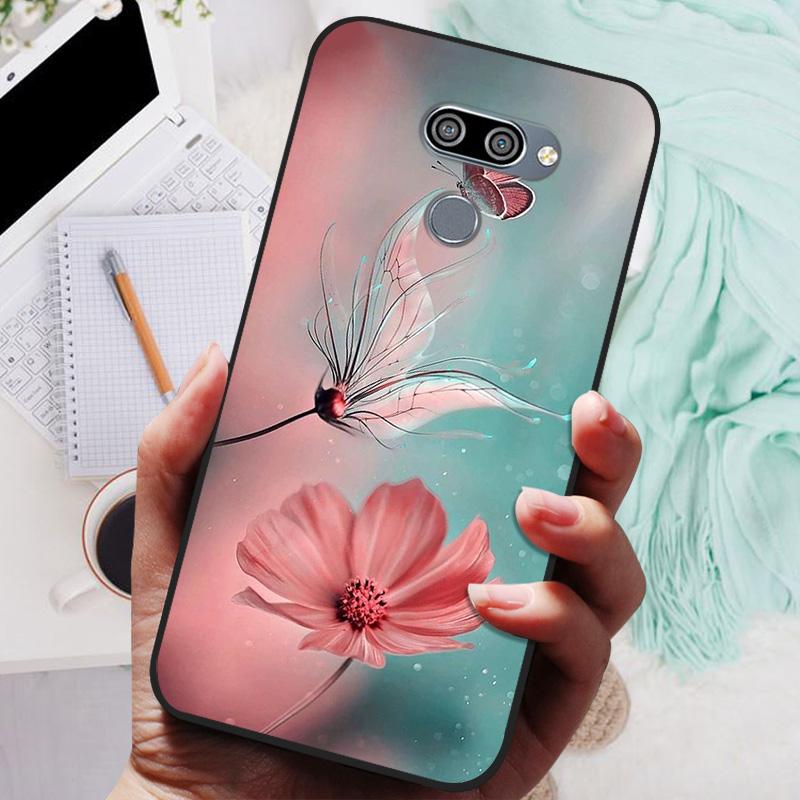 for LG K50 Q60 Case K 50  Soft TPU Silicone Phone Covers for LG Q60 LGK50 K 50 LGQ60 Case Bumper  Q 60 Shockproof Coque Cover