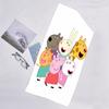 1pc Pink Pig (8) Beach Towel, Beach and Seaside Swimming Pool Equipment, Fashion Pattern, Rectangular, Travel Essentials