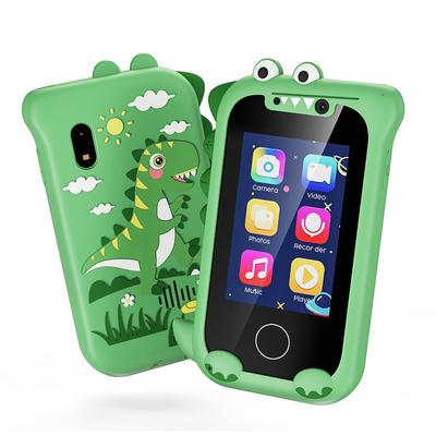 Çocuk Akıllı Oyuncak Telefon Küçük Çocuk Dokunmatik Ekran Oyun Telefonu MP3 Müzik Çalar Çift Kameralı Kız Erkek Çocuk Noel Doğum Günü Hediyeleri