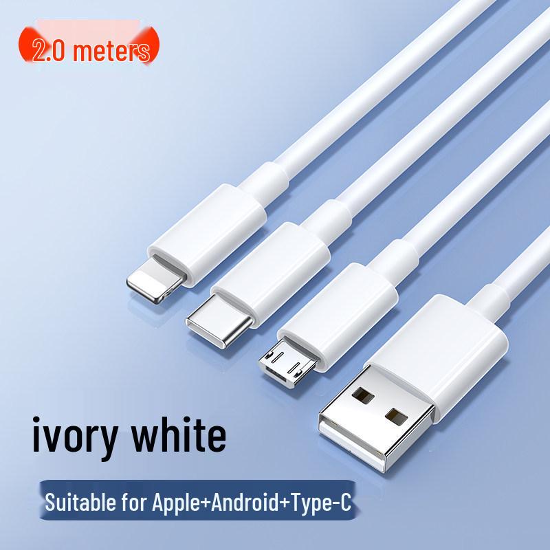 Boxin 120W 3-in-1 Fast Charging Cable for Apple & Android Devices