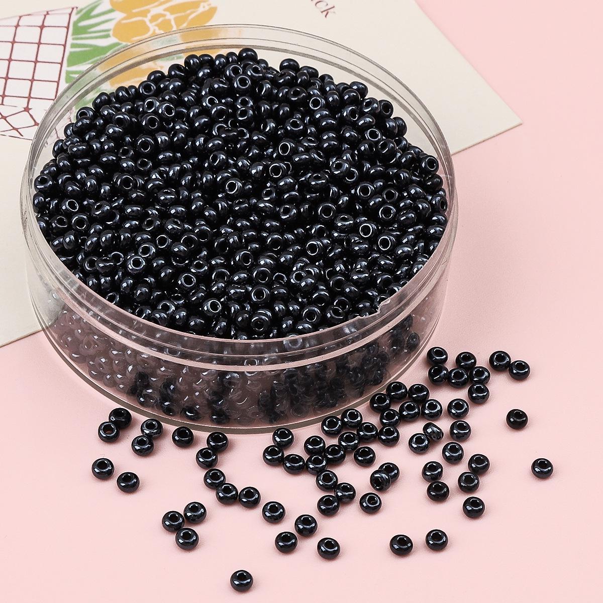 

Премиальный стеклянный бисер: Материалы для изготовления ожерелий и браслетов своими руками 2mm, Hole ~0.6mm, 10g, ~1000 beads