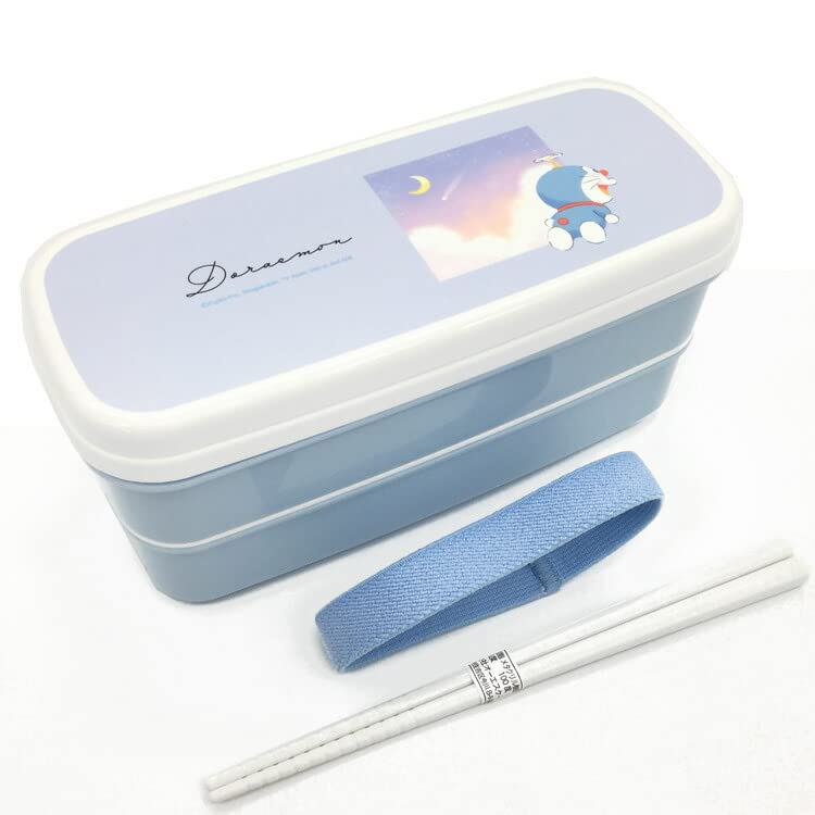

Kamio Japan Doraemon Slim 2 Tier Lunch Box Bento Box Bento Box Lunch BOX Meal 020817