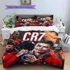 Cristiano Ronaldo Pattern Bedding,Quilt Set Quilt Cover Pillowcase Home Birthday Gift(1 * duvet cover + 2 * pillowcase, without core)