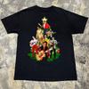 NEW Elvis Presley Christmas Tree Shirt Black Shirt All Size Gift Xmas 1C203