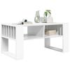 White Coffee Table 92 x 49.5 x 45 cm Engineered Wood