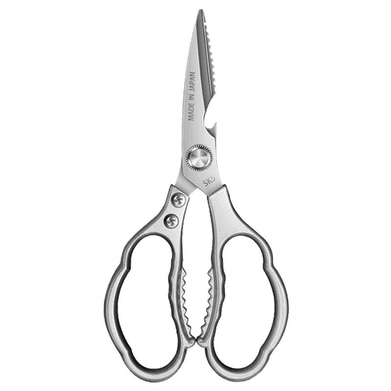 Hot-Selling SK5 Stainless Steel Kitchen Scissors for Cutting Chicken, Duck, and Goose Bones