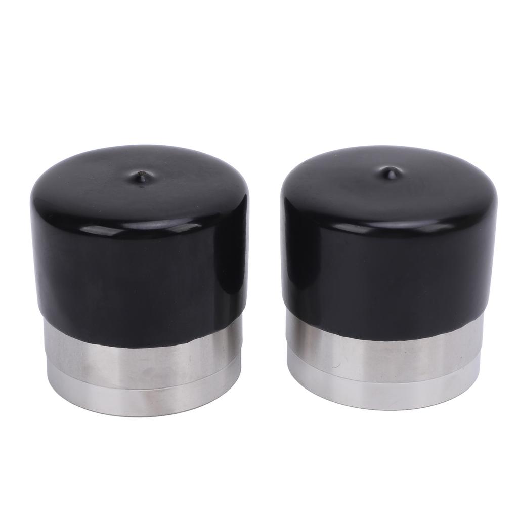 2 Stück Anhänger Radlager Schutz Edelstahl Radnabenlager Mittelabdeckung 1,980 Zoll Durchmesser Anhänger