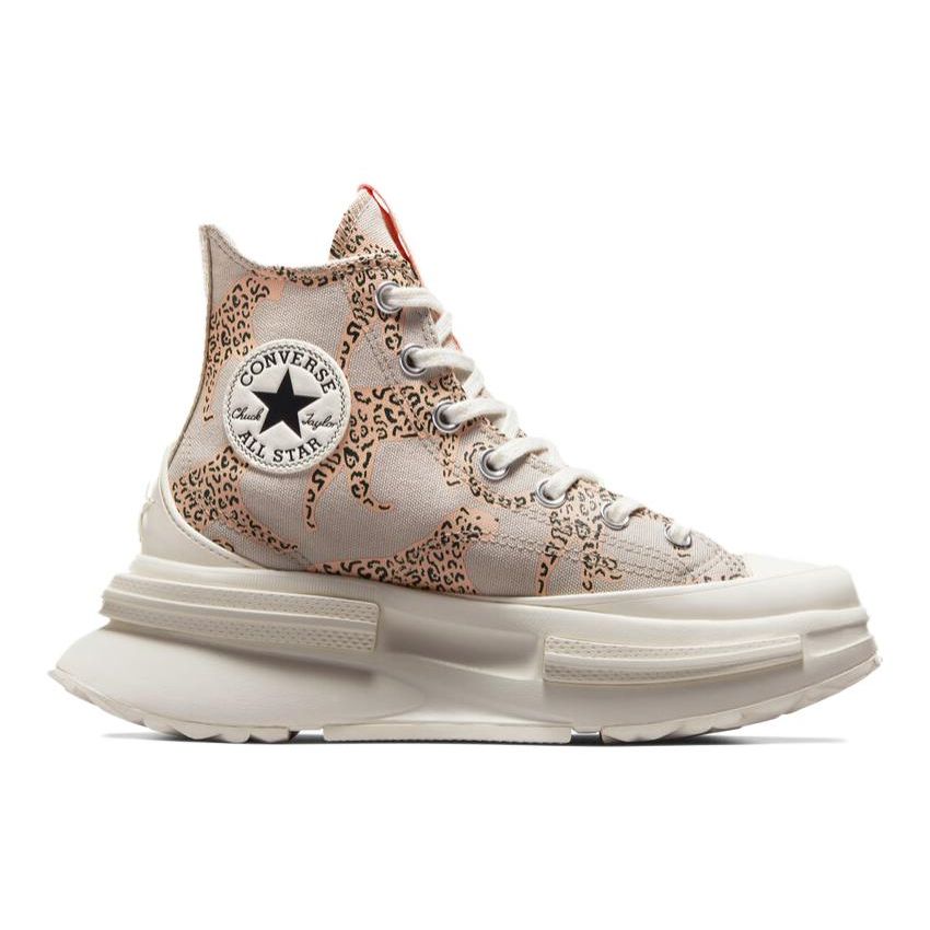 Converse  Run Star Legacy CX Platform High Animal Abstract Women Sneakers Tan String Cheeky-Coral A06820C