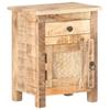 Day and Night - Day and Night Rough Mango Wood Bedside Table 40x30x50 Cm