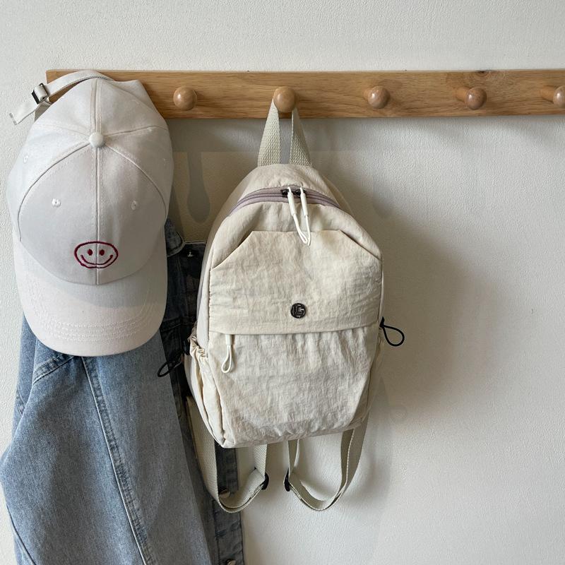 Backpack Simple Versatile Messenger Bag Men'S And Women'S Outdoor Travel Bag Light Commuter Student School Bag