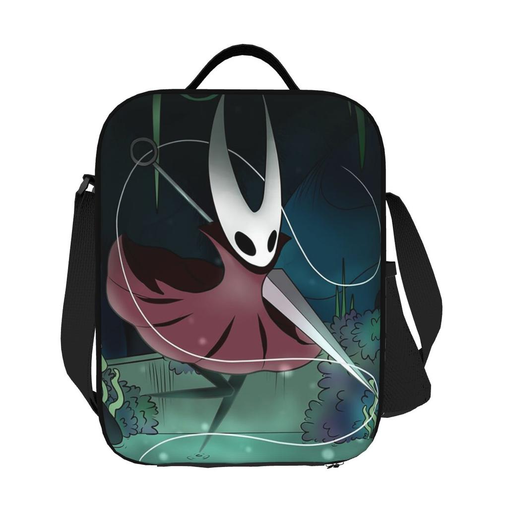 Hollow Knight Insulated Lunch Bag for Women Children Leakproof Food Boxes Thermal Lunch Box Tote