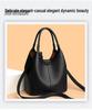 2025 Women's Versatile Handbag: Large Capacity Soft Leather Shoulder & Crossbody Bag
