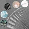 OUNONA Straw Brush, Cleaning Brush for Tubes, Ultra-Fine, for Spouts, 20cm, Set of 10 Different Diameters