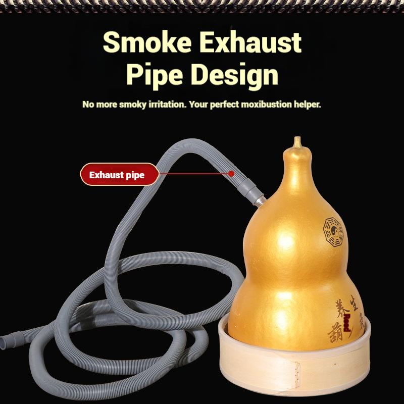 Gourd Moxibustion Abdominal Box - Portable Full-Body Navel Moxibustion, Beauty Salon Smoke Extraction Warmer