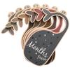 Wooden Baby Closet Divider Card Hanger Milestone Chip
