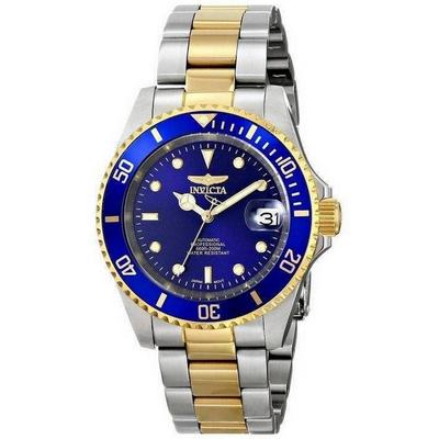 Orologio da Uomo Automatico Pro Diver Acciaio Inossidabile Bicolore Quadrante Blu 8928OB 200M