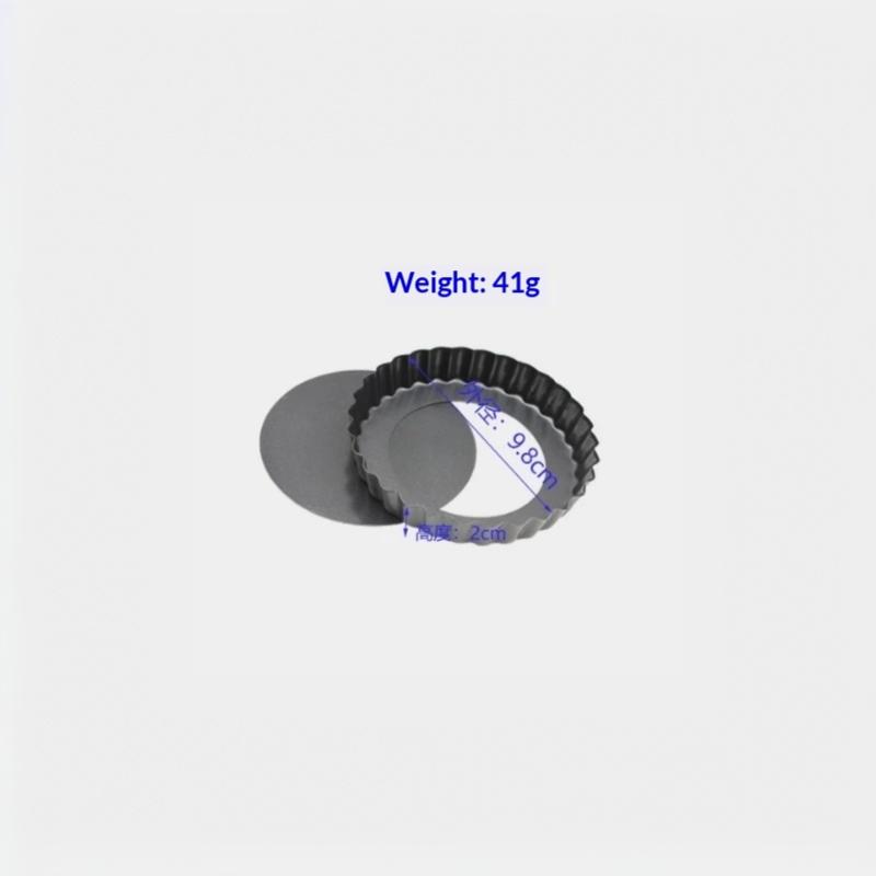 Fluted Pie Tart Pan Mold Baking Removable Bottom Nonstick Quiche Tool Circle Bakeware Template Dishes Cake Pans Gyh