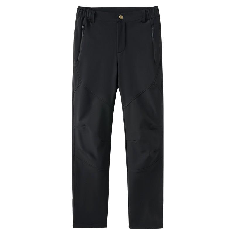 Men Women Winter Hiking Pants Windproof Waterproof Fleece Lined Outdoor Trekking Trousers Camping Climbing