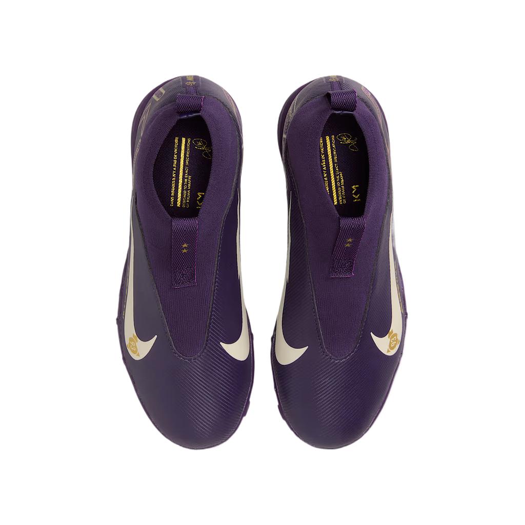 Kylian Mbappé x Nike Zoom Mercurial Superfly 10 Academy TF GS Grand Purple Kids Sneakers Pale-Ivory HF3420-500