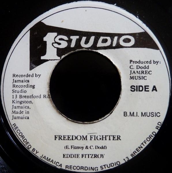7inch Record EDI FITZROY - Freedom Fighter None Studio One Jamaica Reggae, Ska & Dub Used