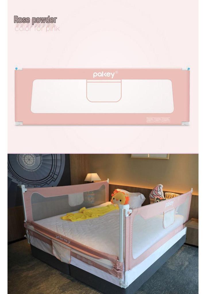 Universal Baby Bedside Safety Rail - Adjustable Bed Bumper & Anti-Fall Guardrails