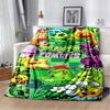Coperta in Flanella Stampa P-Plants Vs Z-Zombi Morbida Calda Plaid Leggera Accogliente Coperta per Camera da Letto Divano Viaggio Casa Decorazione Festiva Regalo
