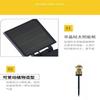 Solar floor plug resin lawn light Atmospheric decorative floor plug light New puppy lawn light Garden courtyard