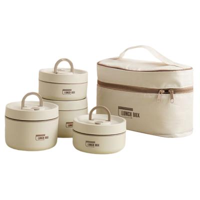 Insulated Lunch Box Set With Storage Bag Multi-layer Combination Japanesebento Box 4/3/2/ Tier Stainless Steel Lunch Container