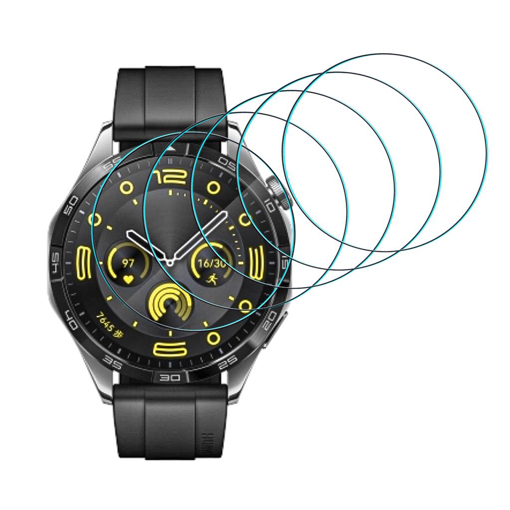 1/5Pcs Hardness Tempered Glass For Huawei Watch GT 4 Screen Protector 41mm 46mm Case-friendly Protective Film for GT4 GT 4