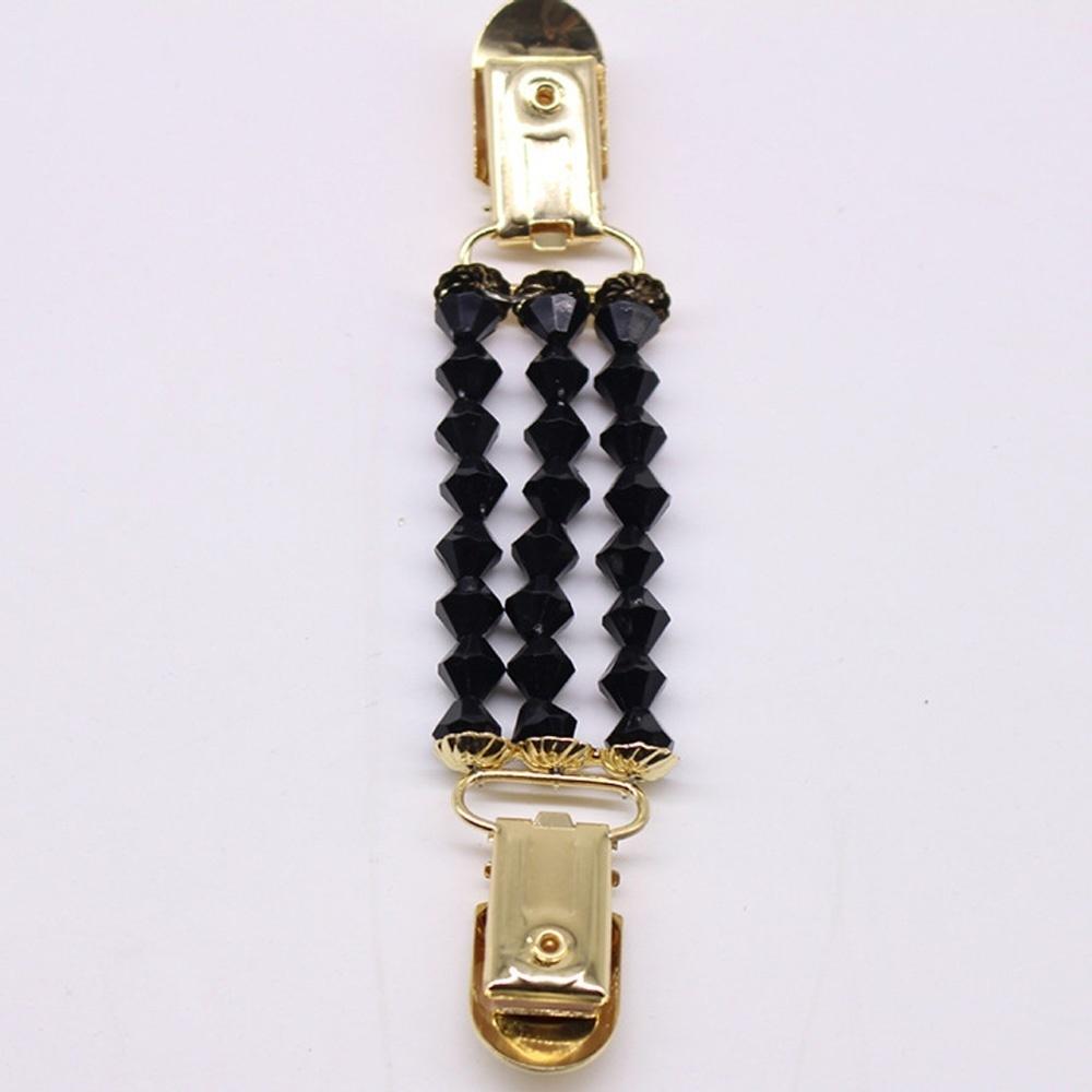 1 Stück Entenclips Flexibel Perlen Perle Schal Bluse Hemd Pullover Strickjacke Kragenclips