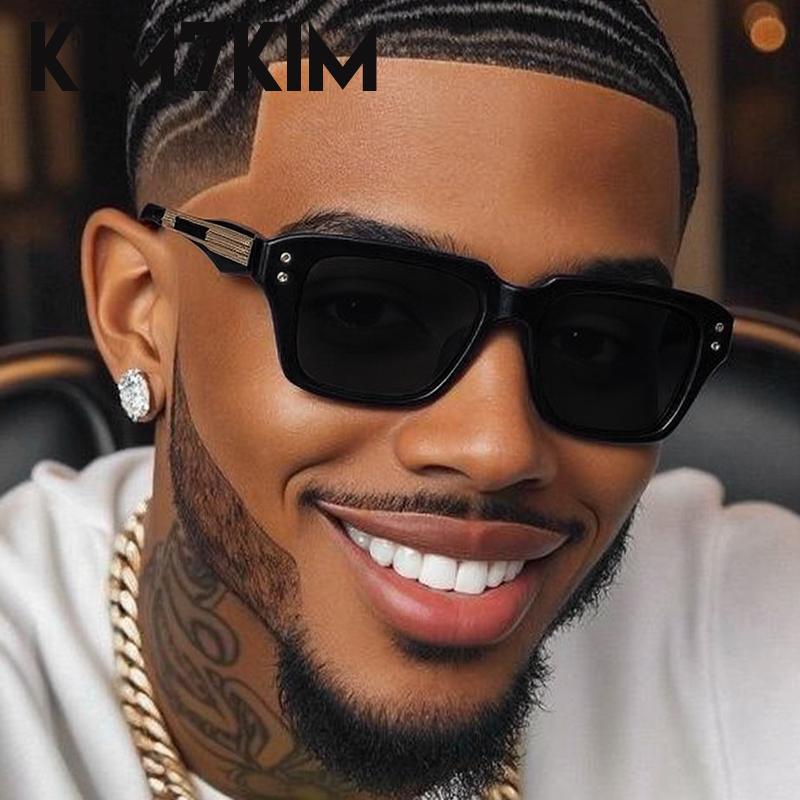 Steampunk Polarized Small Square Sunglasses Men 2026 Luxury Brand Classic Vintage Sun Glasses For Male Punk UV400 Driving Shades