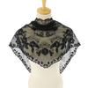 Fashion Lace Flower Hair Scarf Headband Vintage Cute Bandanas for Women Bohemian Thin Sweet Headscarf Shawl Photography