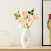Corrugated Pointed Nozzle Flower Insert Creative Ceramic Vase High-End Ornament Home Desktop Simple Soft Decoration