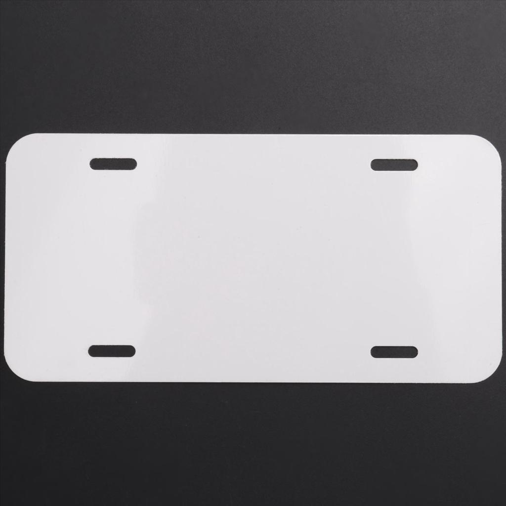 Premium 10 Pack Sublimation License Plate Blanks,Heat Thermal Transfer DIY Picture,Aluminum License Plate Tag License Plate Covers Frames 6