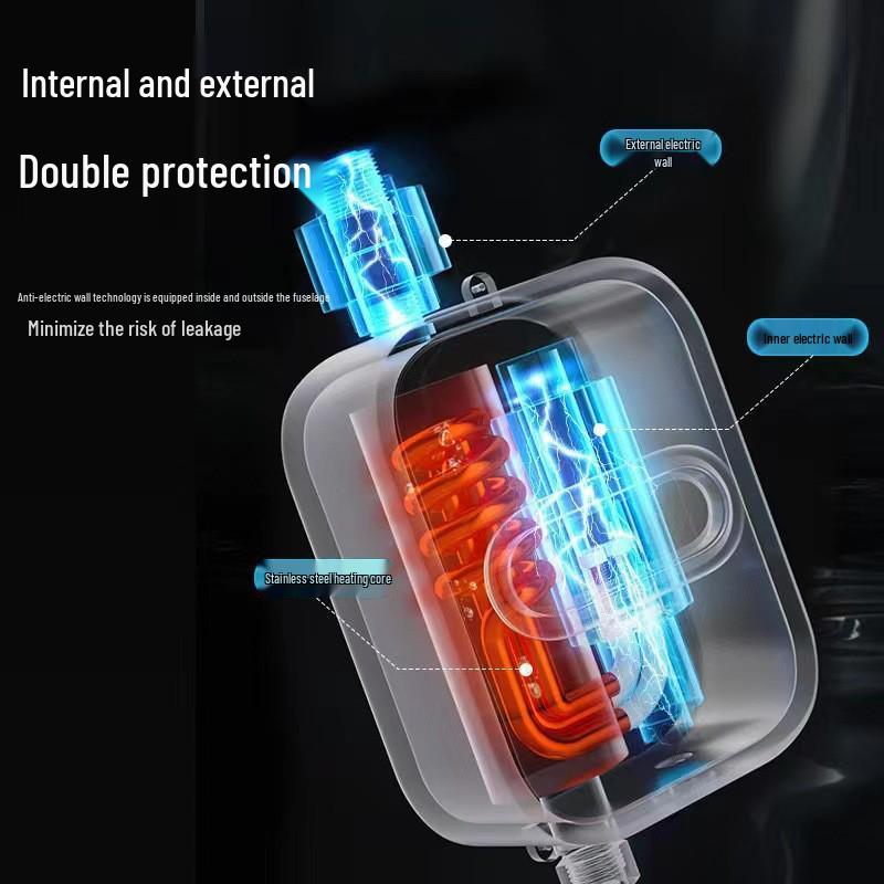 Mini-Wandmontierter Instant-Durchlauferhitzer für Dusche mit konstanter Temperatur