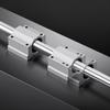Linear Rail Kit, SFC25, 2Pcs 1000 mm (39.4 inch) Linear Motion Guide Rails and 4Pcs Bearing Slide Blocks, for DIY Engraving Machine Lathe Milling