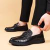 Spring New First-layer Sheepskin Men's Leather Shoes Genuine Leather Men's Casual Shoes Breathable Doudou Shoes Shoes Men's Shoes Single Shoes