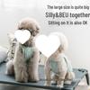 Small Dog Foldable Off-Ground Mesh Bed - Four Seasons Universal Teddy Camp Bed with Replacement Cloth