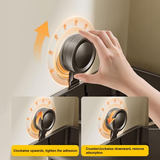Suction Cup Shower Caddy Rustproof Space Aluminum Corner Shelf with Raised
