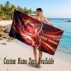 Aberdeen FC Design Beach Towel Custom Text Large Towel for Beach Vacation