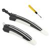 2 Pcs Bicycle Fender Adjustable Front And Rear Fenders Universal Bike Mud Guard Accessories for Mountain Road Bike